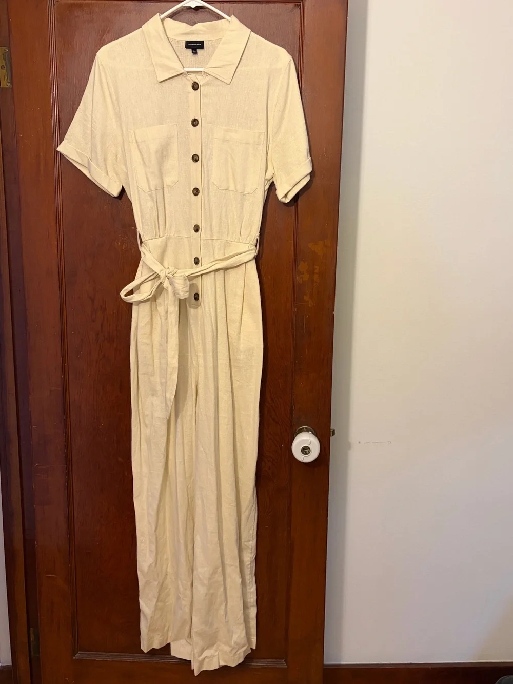 Who What Wear Linen Jumpsuit